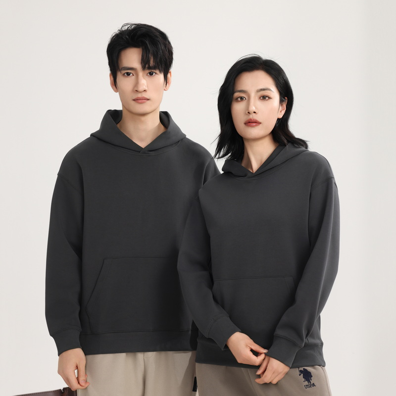 液氨五明治空氣層 合體微落肩帶帽衛衣